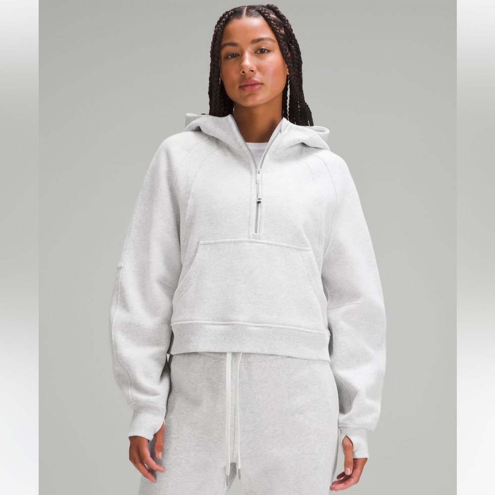Scuba Oversized Half Zip Hoodie